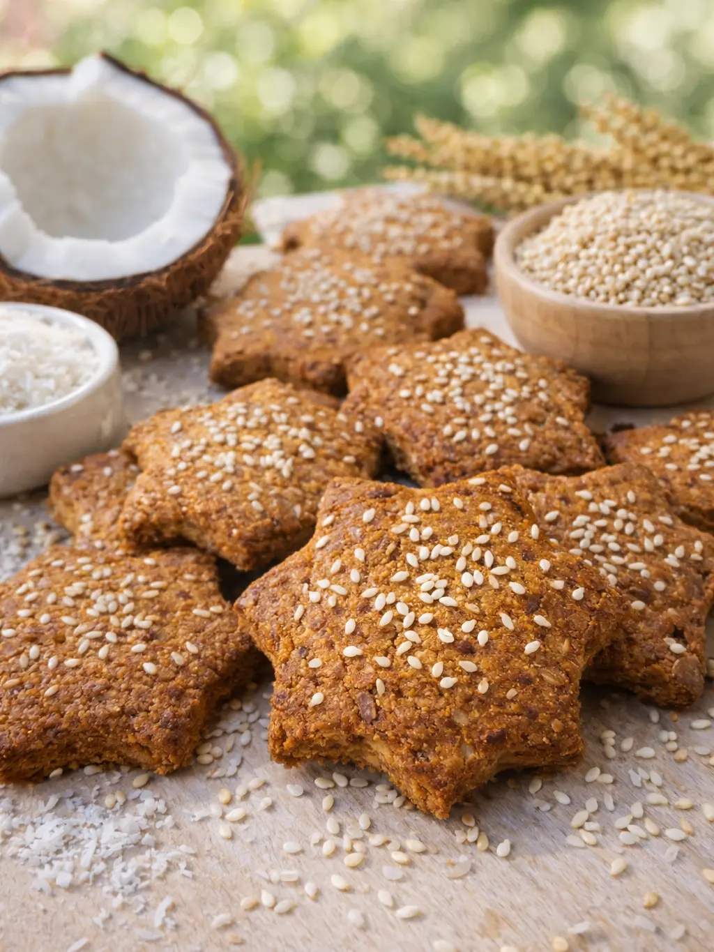 Coconut Jowar Millet Cookies